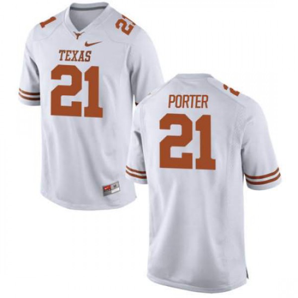 Mens University of Texas #21 Kyle Porter Replica Alumni Jersey White